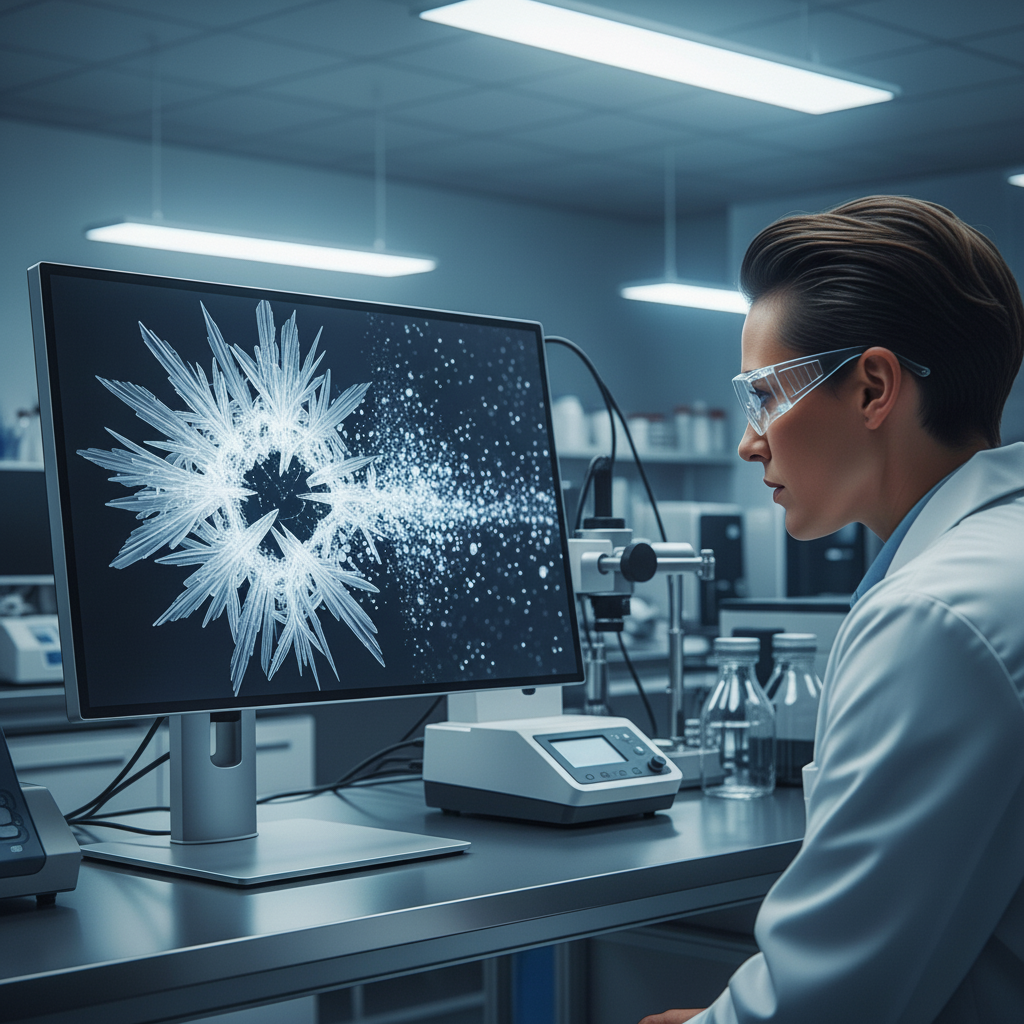 Liyofilizasyon döngüsü için ürün çökme sıcaklığı tespiti Liyofilizatör döngüsü optimizasyonu için liyofilizasyon mikroskopu kullanılarak ürünün kritik çökme sıcaklığı hassas şekilde belirlenir